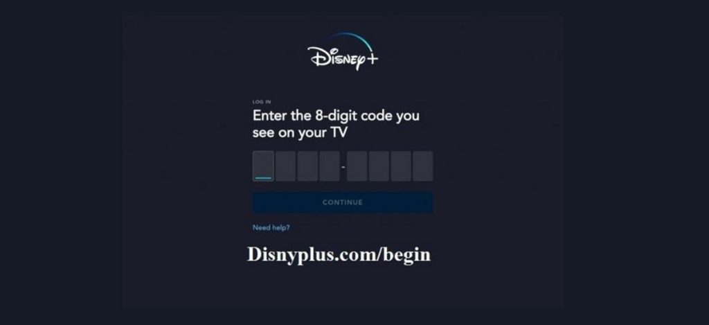 Disneyplus.com Begin 8 Digit Code