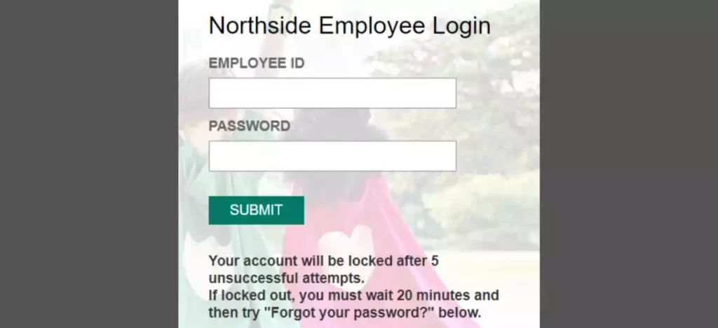 How To Reset My Northside HR Employee Account Login Password