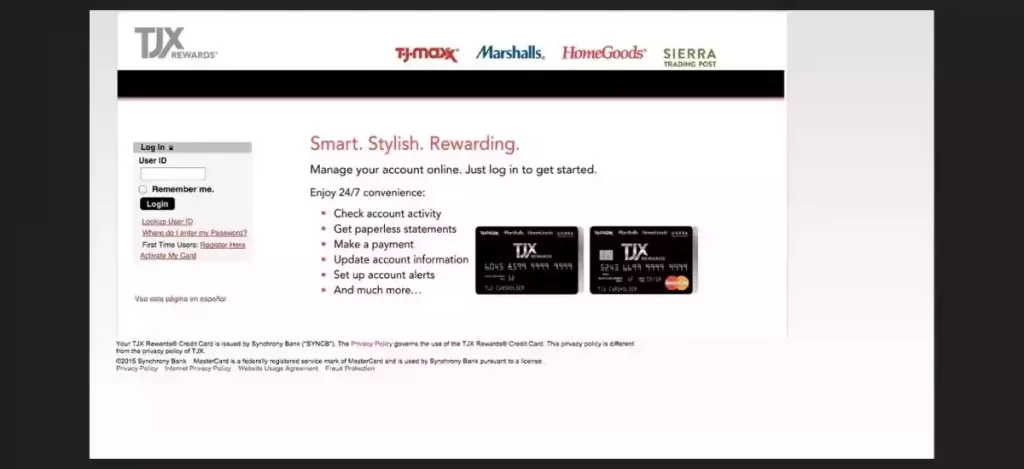 Step-Wise Sign Up Process Guide For TJ Maxx Credit Card  